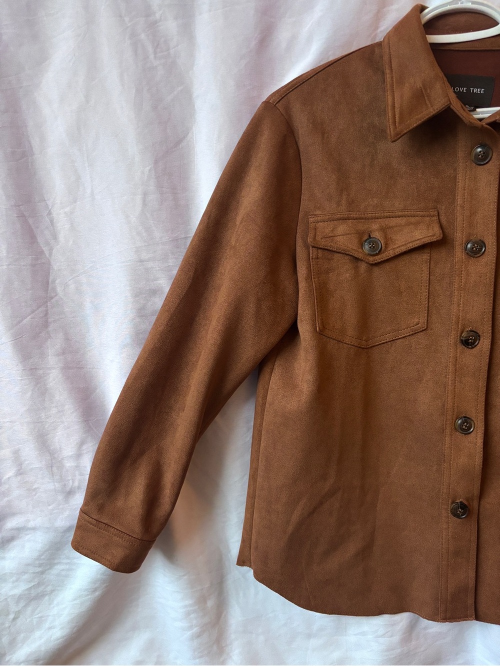 Suede Shacket Jacket - Picture 3 of 8